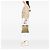 Bolso Tote Prada de lona Canapa beige con ribetes Cinghiale - vista 6