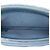 Clutch Gabrielle in pelle di vitello invecchiata blu iridescente con doppia zip e catena Chanel Blu chiaro - vista 4