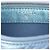 Clutch Gabrielle in pelle di vitello invecchiata blu iridescente con doppia zip e catena Chanel Blu chiaro - vista 5