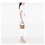Vanity Bolso Box Chanel Beige CC de piel de cordero acolchada efecto carey - vista 6