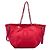 Borsa Tote Chanel Red CC Fringe Canvas Rosso
