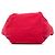 Borsa Tote Chanel Red CC Fringe Canvas Rosso - vista 3