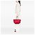 Borsa Tote Chanel Red CC Fringe Canvas Rosso - vista 5