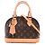 Louis Vuitton Brown Monogram Alma BB Castaño