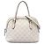 Borsa Gucci White Mini Guccissima Dome Satchel Bianco Bianco sporco