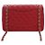 Chanel Red Jumbo Classic Caviar Double Flap Rosso - vista 4