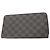 Cartera Louis Vuitton Black Damier Graphite Zippy Organizer Negro
