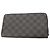 Cartera Louis Vuitton Black Damier Graphite Zippy Organizer Negro - vista 2