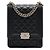 Chanel Black Quilted Lambskin North South Boy Flap Noir