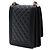 Chanel Black Quilted Lambskin North South Boy Flap Noir - vue 2