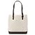 Céline Tote Celine White Macadam Coated Canvas Bianco