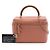 Chanel Vanity Case Knock On Wood in pelle d'agnello matelassé marrone Large Carne - vista 7