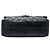 Chanel Reissue 2.55 Double Flap 227 in pelle di vitello invecchiata matelassé nera Nero - vista 3