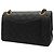 Chanel Black Small Classic Lambskin Double Flap Nero - vista 2