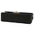Chanel Black Small Classic Lambskin Double Flap Nero - vista 3