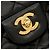 Chanel Black Small Classic Lambskin Double Flap Nero - vista 6