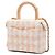 Borsa Chanel Beige Mini Tweed Crush con manico superiore - vista 2