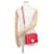 Borsa a spalla con catena Prada Rosso - vista 4