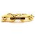 Bracciale Balenciaga B Chain D'oro - vista 3