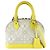Borsa Louis Vuitton Alma BB Grigio Giallo