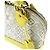 Borsa Louis Vuitton Alma BB Grigio Giallo - vista 6