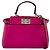 Borsa a tracolla Fendi Micro Peekaboo Rosa