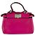 Borsa a tracolla Fendi Micro Peekaboo Rosa - vista 3