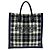 Borsa Tote Saint Laurent Rive Gauche Nero Bianco