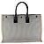 Borsa Tote Saint Laurent - Rive Gauche Nero Beige Crudo - vista 3