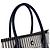 Borsa Tote Saint Laurent - Rive Gauche Nero Beige Crudo - vista 9