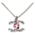 Collana Chanel con strass multicolore Argento  - vista 1