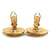 Orecchini a clip Chanel Gold D'oro - vista 5