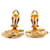 Orecchini a clip Chanel Gold D'oro - vista 5
