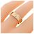 Anello Cartier Love in oro rosa - vista 4