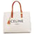 Céline Celine Horizontal Cabas Canvas Tragetasche Braun Roh