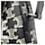 Céline Borsa a tracolla Celine Triomphe Horizontal Medium Nero Bianco  - vista 10