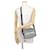Céline Borsa a tracolla Celine Triomphe Horizontal Medium Nero Bianco  - vista 4
