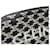 Céline Borsa a tracolla Celine Triomphe Horizontal Medium Nero Bianco  - vista 7