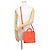 Céline Borsa a mano Celine Luggage Nano Shopper Arancione - vista 5
