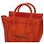 Céline Borsa a mano Celine Luggage Nano Shopper Arancione - vista 7