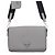 Borsa a tracolla Prada Triangle in pelle Saffiano Marrone Nero