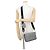 Borsa a tracolla Prada Triangle in pelle Saffiano Marrone Nero - vista 4