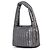 Borsa a tracolla Balenciaga - Monaco BB Small Leather Metallico - vista 2