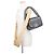 Borsa a tracolla Balenciaga - Monaco BB Small Leather Metallico - vista 4