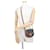 Céline Borsa a tracolla Celine Mini Besace Triomphe Marrone - vista 4