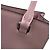 Mini borsa in pelle Prada con triangolo in rilievo Rosa - vista 13