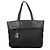Borsa Tote Prada in nylon e pelle nera Nero