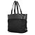 Borsa Tote Prada in nylon e pelle nera Nero - vista 2