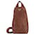 Borsa Sling Prada in camoscio marrone