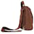 Borsa Sling Prada in camoscio marrone - vista 2